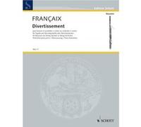 Partitions classique SCHOTT FRANÇAIX JEAN - DIVERTISSEMENT - BASSOON AND STRING QUINTET OR STRING ORCHESTRA Basson