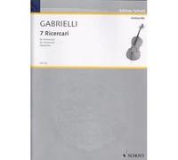 Partitions classique SCHOTT GABRIELLI DOMENICO - Seven Ricercari Violoncelle