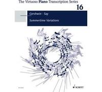 Partitions classique SCHOTT GERSHWIN GEORGE - SUMMERTIME VARIATIONS - PIANO Piano