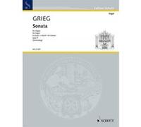 Partitions classique SCHOTT GRIEG E. - SONATA E MINOR OP. 9 - ORGUE Orgue