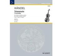 Partitions classique SCHOTT HÄNDEL G.F. - NINE TRIO SONATAS OP 2 NR 3 Violon G