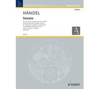 Partitions classique SCHOTT HAENDEL GEORG FRIEDRICH - SONATA - VIOLA AND CONCERTANT HARPSICHORD Alto