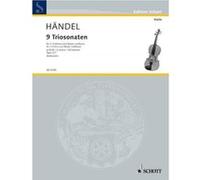 Partitions classique SCHOTT HAENDEL NEUN TRIOSONATEN, OPUS 2, VOL VII G-MOLL Musique de chambre G