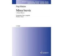 Partitions classique SCHOTT HAKIM N. - MISSA BREVIS - CHORALE Choeur et ensemble vocal G