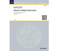 Partitions classique SCHOTT HAYDN JOSEPH - WIENER HOFBALL-MENUETTE Grand format