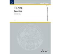 Partitions classique SCHOTT HENZE HANS WERNER - SONATINE - FLUTE AND PIANO Flûte traversière