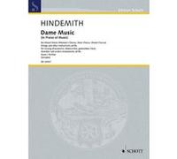 Partitions classique SCHOTT HINDEMITH P. - DAME MUSIC - CHORALE Choeur et ensemble vocal G