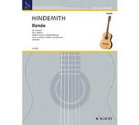 Partitions classique SCHOTT HINDEMITH P. - RONDO - GUITARE Guitare