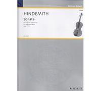 Partitions classique SCHOTT HINDEMITH P. - SONATE IN F OP.11/4 - ALTO ET PIANO Alto G
