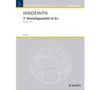Partitions classique SCHOTT HINDEMITH PAUL - 7TH STRING QUARTET IN E FLAT - STRING QUARTET Ensemble à cordes G