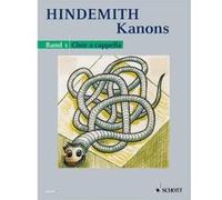 Partitions classique SCHOTT HINDEMITH PAUL - CANONS I - CHOIR A CAPPELLA Choeur et ensemble vocal G