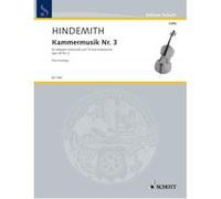 Partitions classique SCHOTT HINDEMITH PAUL - CHAMBER MUSIC NO 3 OP 36/2 Orchestre G