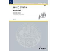 Partitions classique SCHOTT HINDEMITH PAUL - CONCERTO - HORN AND ORCHESTRA Cor G