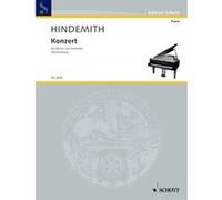 Partitions classique SCHOTT HINDEMITH PAUL - CONCERTO - PIANO AND ORCHESTRA Piano
