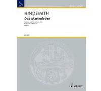 Partitions classique SCHOTT HINDEMITH PAUL - DAS MARIENLEBEN OP. 27 - SOPRAN AND PIANO Soprano, piano