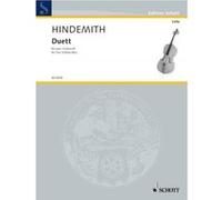 Partitions classique SCHOTT HINDEMITH PAUL - DUET - 2 CELLOS Violoncelle G