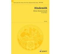 Partitions classique SCHOTT HINDEMITH PAUL - LITTLE CHAMBER MUSIC OP. 24/2 - FLUTE, OBOE, CLARINET, HORN AND BASSOON Format poche G