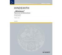 Partitions classique SCHOTT HINDEMITH PAUL - MINIMAX - STRING QUARTET Ensemble à cordes