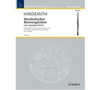 Partitions classique SCHOTT HINDEMITH PAUL - MUSIKALISCHES BLUMENGAERTLEIN UND LEYPTZIGER ALLERLEY - CLARINET AND DOUBLE BASS Clarinette