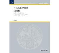 Partitions classique SCHOTT HINDEMITH PAUL - SONATA - ALTO HORN IN EB AND PIANO Cor G