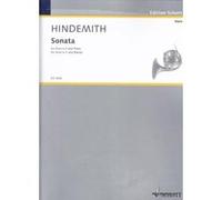 Partitions classique SCHOTT HINDEMITH PAUL - SONATA - HORN IN F AND PIANO Cor