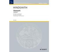 Partitions classique SCHOTT HINDEMITH PAUL - VIOLIN CONCERTO - VIOLIN AND ORCHESTRA Violon G