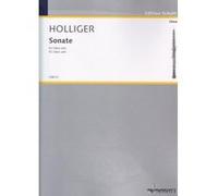 Partitions classique SCHOTT HOLLIGER H. - SONATE - HAUTBOIS Hautbois