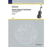 Partitions classique SCHOTT KNOX G. - MARIN MARAIS VARIATIONS VOL. III - ALTO Alto