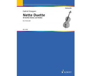 Partitions classique SCHOTT KOEPPEN G. - NETTE DUETTE - VIOLONCELLE Violoncelle