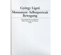 Partitions classique SCHOTT LIGETI G. - MONUMETN, SELBSTPORTRAIT, BEWEGUNG - 2 PIANOS Piano