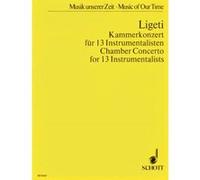Partitions classique SCHOTT LIGETI GYORGY - KAMMERKONZERT - SCORE Grand format G