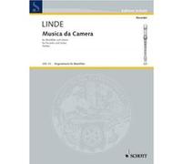 Partitions classique SCHOTT LINDE H.M. - MUSICA DA CAMERA - GUITAR AND TREBLE RECORDER Guitare