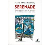 Partitions classique SCHOTT LINDE H.M. - SERENADE - SOPRANO OR TENOR RECORDER Flûte à bec G