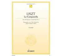 Partitions classique SCHOTT LISZT FRANZ - LA CAMPANELLA - PIANO Piano G