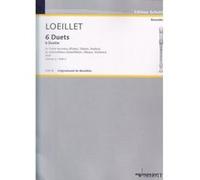 Partitions classique SCHOTT LOEILLET DE GANT JEAN BAPTISTE - SIX DUETS VOL. 2 - 2 TREBLE RECORDERS Flûte à bec