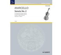 Partitions classique SCHOTT MARCELLO BENEDETTO - SONATA IN E MINOR - CELLO AND PIANO Violoncelle G