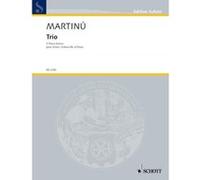 Partitions classique SCHOTT MARTINU BOHUSLAV - 5 PIÈCES BRÈVES H 193 - PIANO TRIO Piano