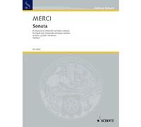 Partitions classique SCHOTT MERCI LUIGI - SONATA G MINOR - BASSON OU VIOLONCELLE, BASSE CONTINUE Basson G
