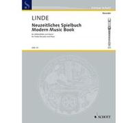 Partitions classique SCHOTT MODERN MUSIC BOOK - TREBLE RECORDER AND PIANO Flûte à bec