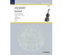Partitions classique SCHOTT MOZART W.A. - CONCERTO A MAJOR KV 219 - VIOLIN AND ORCHESTRA Violon G