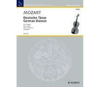 Partitions classique SCHOTT MOZART W.A. - GERMAN DANCES BAND 2 - 2 VIOLINS Violon