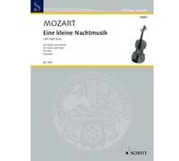 Partitions classique SCHOTT MOZART W.A. - LITTLE NIGHT MUSIC K 525 - VIOLIN AND PIANO Violon