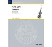 Partitions classique SCHOTT NARDINI PIETRO - CONCERTO IN E MINOR - VIOLIN AND ORCHESTRA Violon G