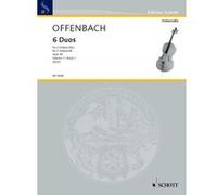 Partitions classique SCHOTT OFFENBACH JACQUES - 6 DUOS OP. 49 BAND 1 - 2 CELLOS Violoncelle