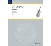 Partitions classique SCHOTT OFFENBACH JACQUES - SIX DUOS OP. 50 BAND 1 - 2 CELLOS Violoncelle G