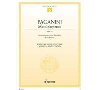 Partitions classique SCHOTT PAGANINI NICCOLO - MOTO PERPETUO OP. 11 - VIOLIN AND PIANO Violon