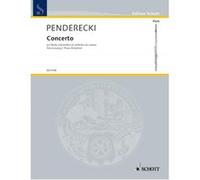Partitions classique SCHOTT PENDERECKI KRZYSZTOF - CONCERTO - FLUTE AND CHAMBER ORCHESTRA Flûte traversière G