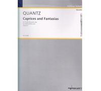 Partitions classique SCHOTT QUANTZ J. J. - CAPRICES AND FANTASIAS - FLB ALTO SOLO Flûte à bec