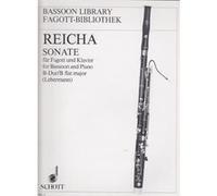 Partitions classique SCHOTT REICHA SONATE FüR FAGOTT UND KLAVIER, B-DUR Basson