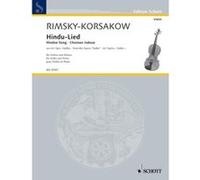 Partitions classique SCHOTT RIMSKY-KORSAKOV N. - HINDU-LIED - VIOLIN AND PIANO Violon G